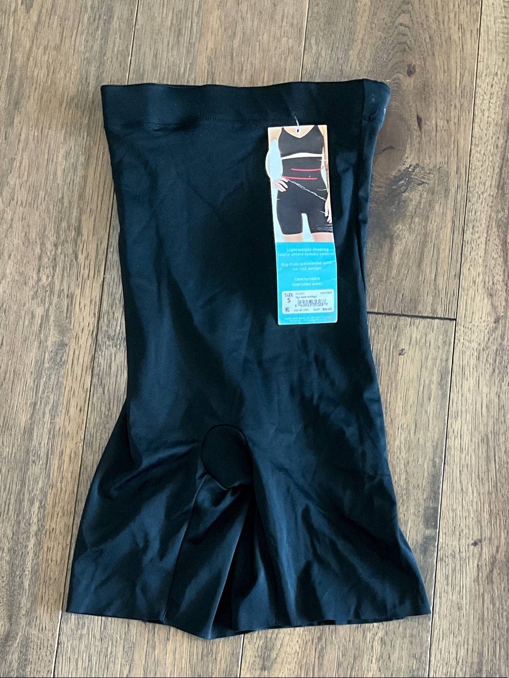 Assets By Spanx Black High-Waist Shaping Shorts